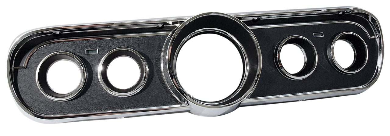 1965-1965 Mustang Black Instrument Cluster Bezel - GT - CA-MA16802-Classic-Auto-Store-Online