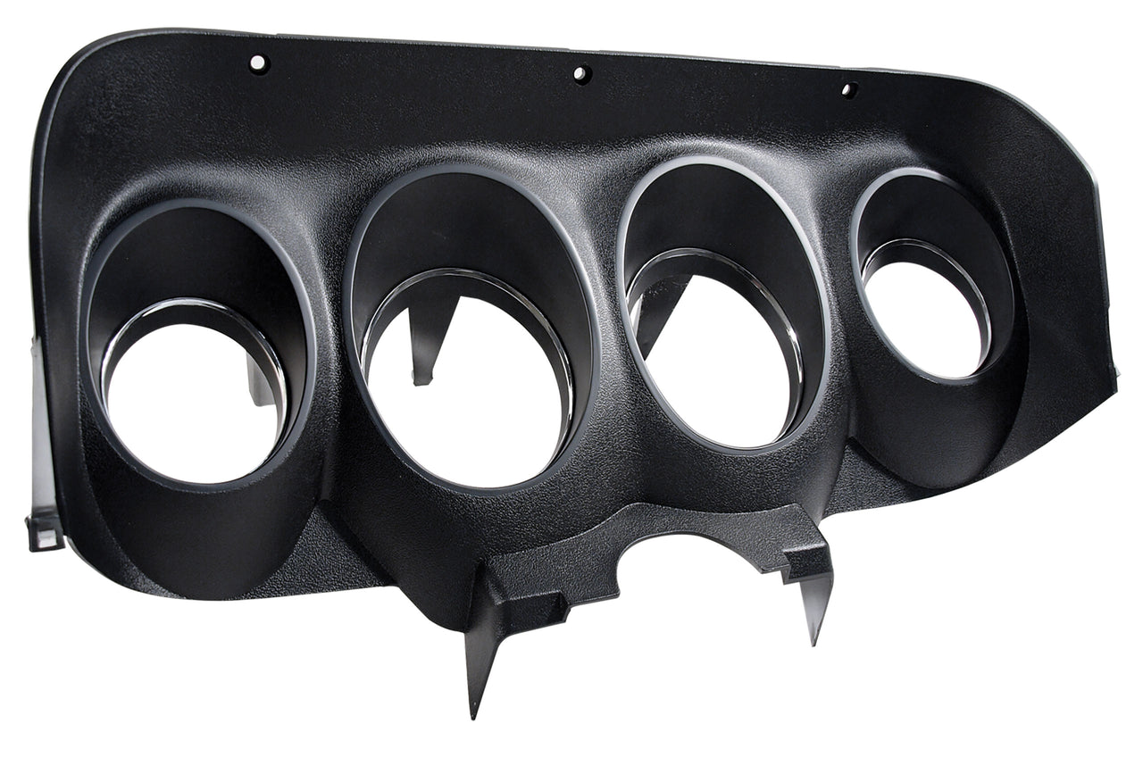 1970-1970 Mustang Black Instrument Cluster Bezel W/Camera Case Finish - CA-MA16804-Classic-Auto-Store-Online