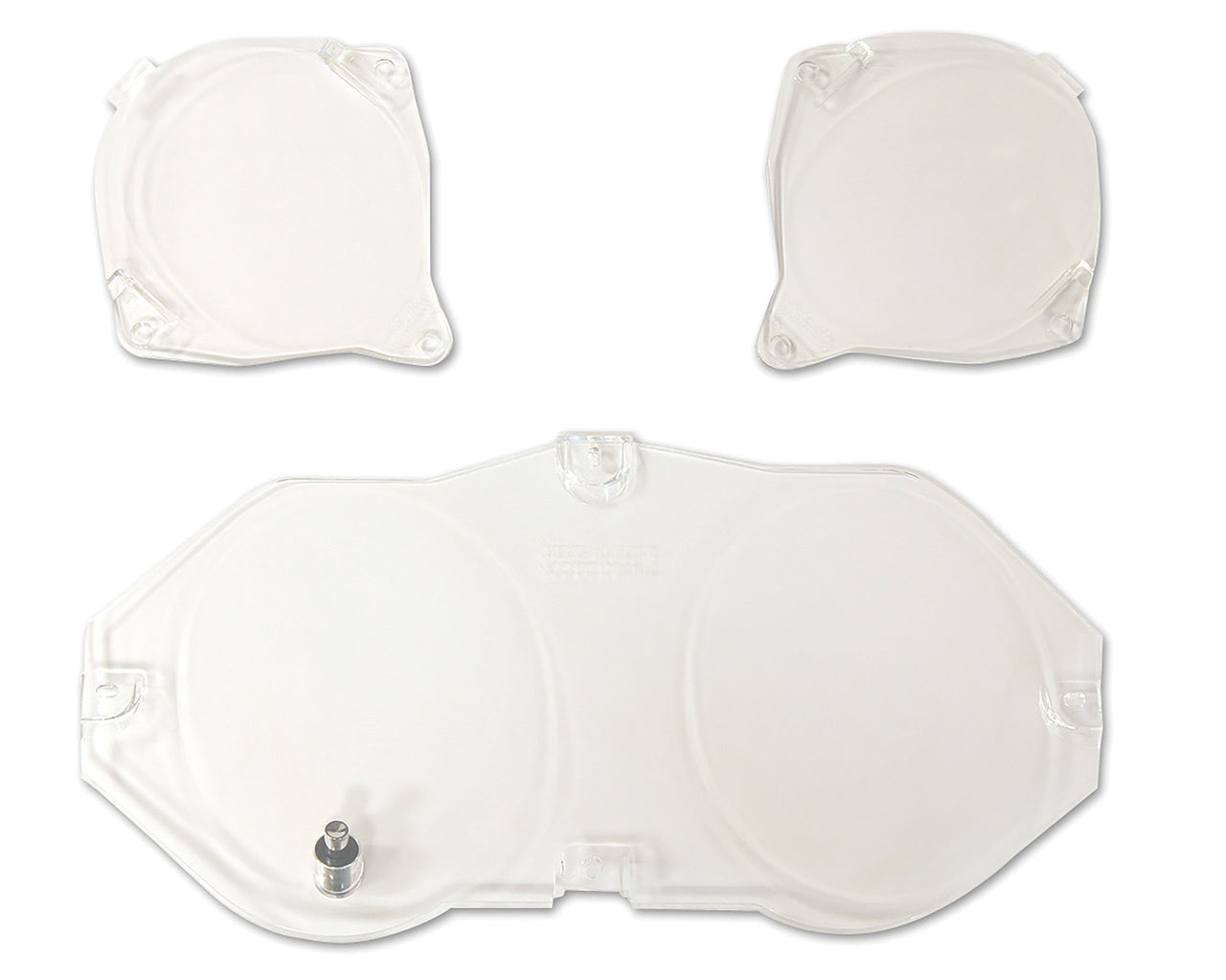1969-1970 Mustang Instrument Lens Set - 3 piece W/Tachometer - CA-MA16811-Classic-Auto-Store-Online