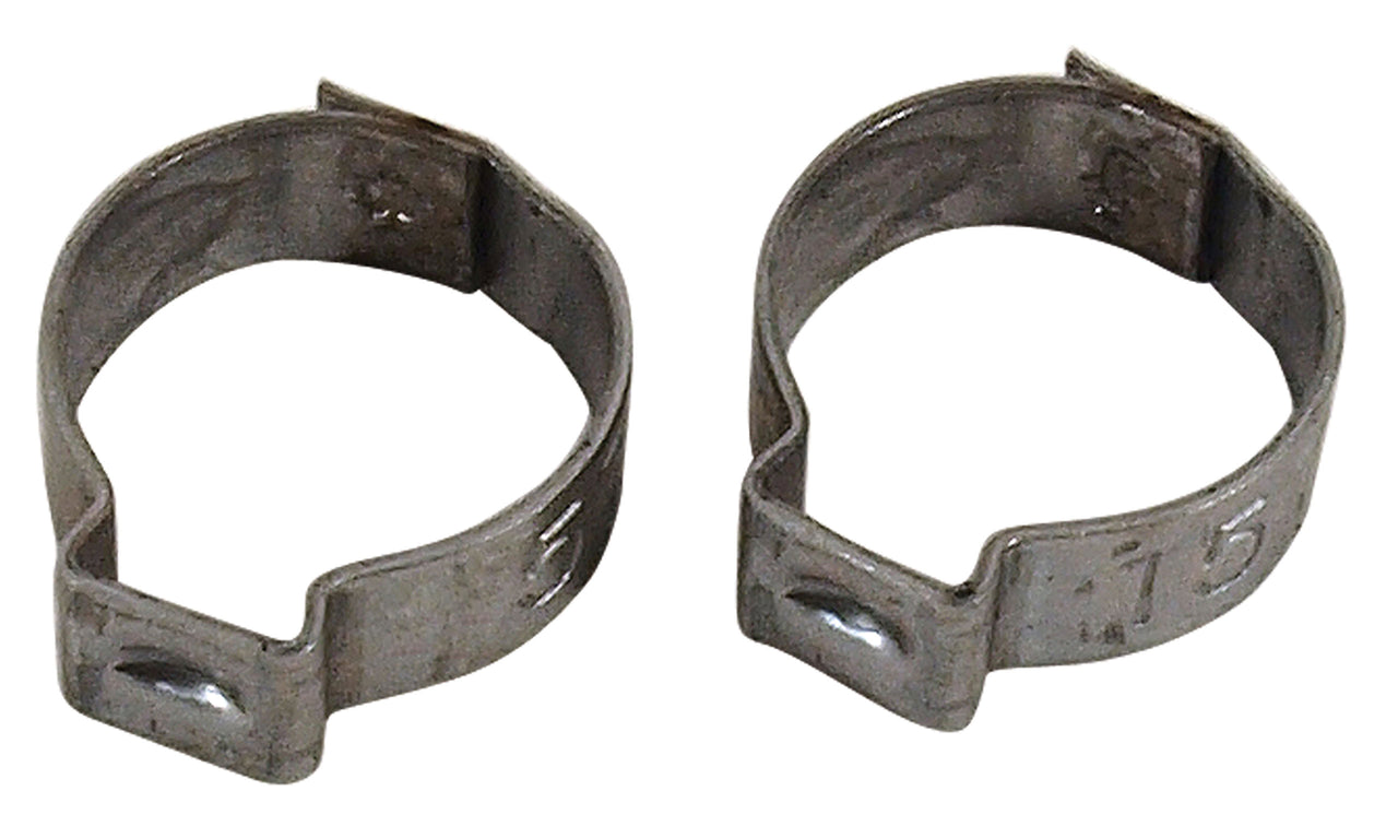 1964-1967 Mustang Gas Line Hose Clamps - 5/16" 2 Pieces - All Exc 1967 Big Block - CA-MA16892-Classic-Auto-Store-Online