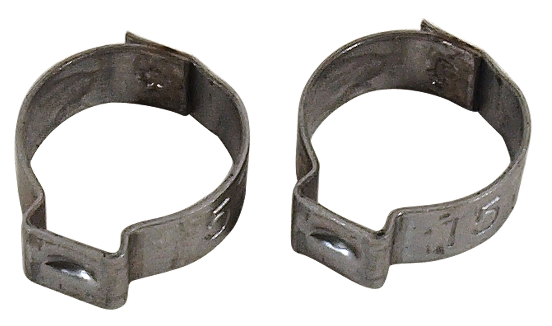 1964-1967 Mustang Gas Line Hose Clamps - 5/16" 2 Pieces - All Exc 1967 Big Block - CA-MA16892-Classic-Auto-Store-Online