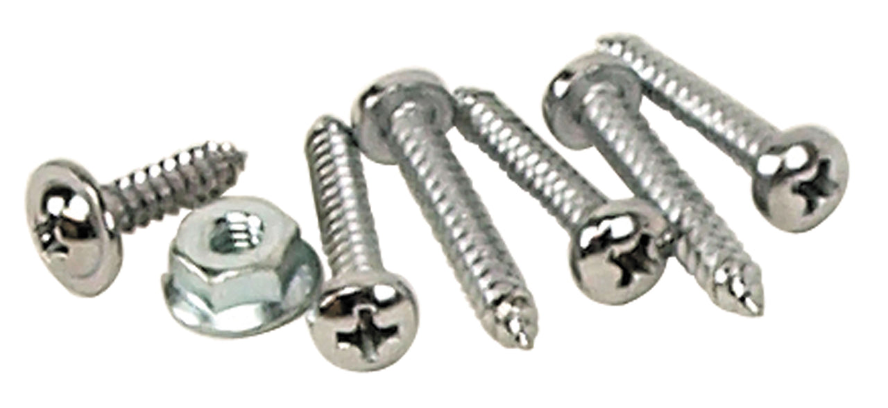 1967-1968 Mustang Instrument Bezel Screw & Nut Kit - 7 pieces - CA-MA16909-Classic-Auto-Store-Online