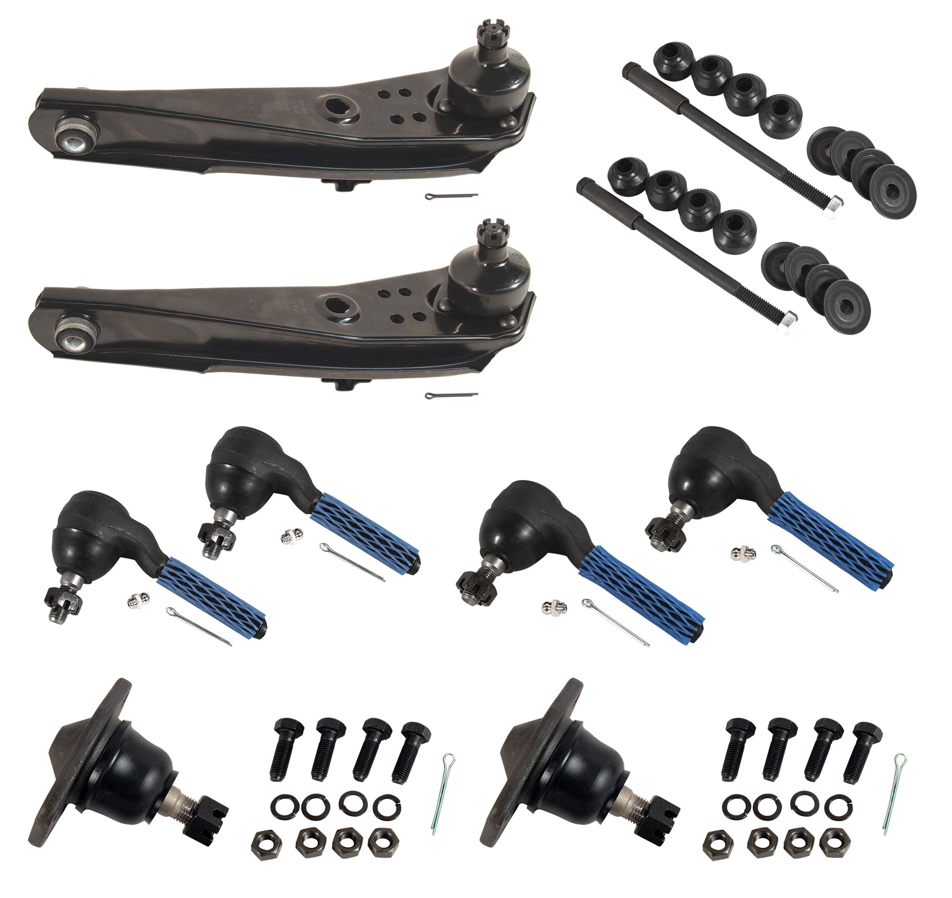 1965-1966 Mustang Front Suspension Rebuild Kit - Standard - Manual Steering & 6 Cyl - CA-MA17000-Classic-Auto-Store-Online