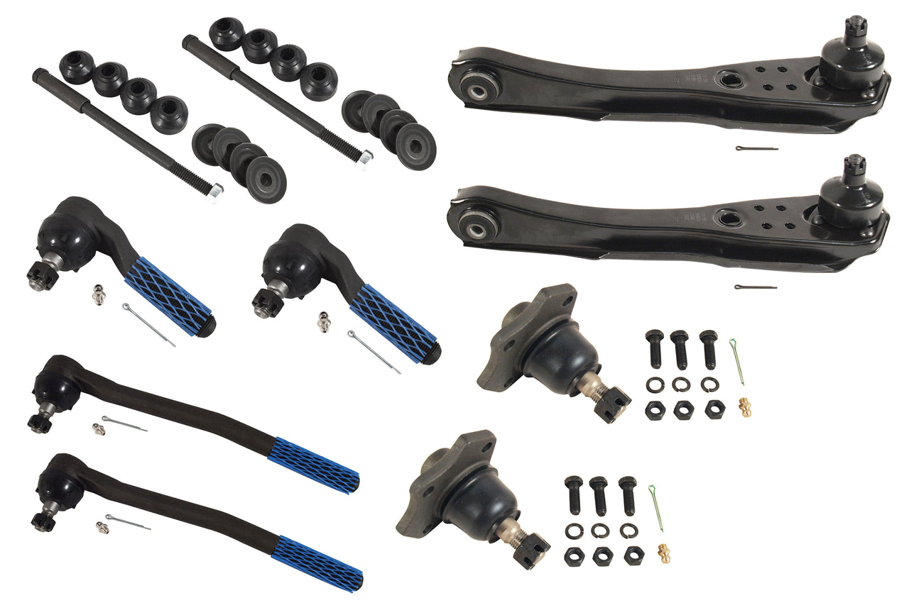 1967-1967 Mustang Front Suspension Rebuild Kit - Standard - 3 Bolt Upper Ball Joint - CA-MA17004-Classic-Auto-Store-Online