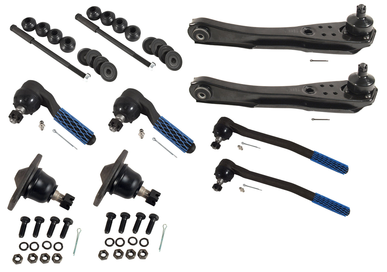 1967-1967 Mustang Front Suspension Rebuild Kit - Standard - 4 Bolt Upper Ball Joint - CA-MA17005-Classic-Auto-Store-Online