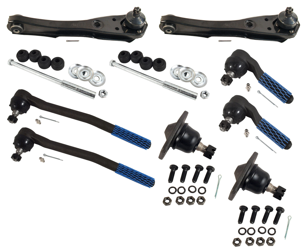 1968-1969 Mustang Front Suspension Rebuild Kit - Standard - 4 Bolt Upper Ball Joint - CA-MA17007-Classic-Auto-Store-Online