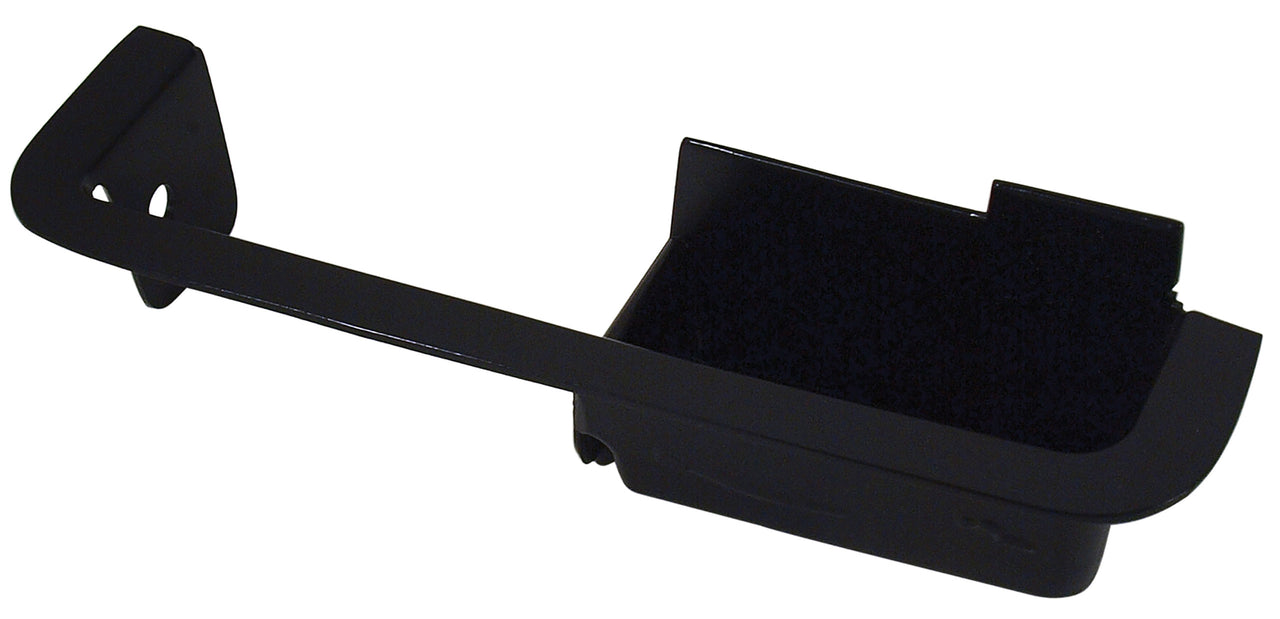 1970-1970 Mustang Deluxe Door Panel Armrest Cup - Black Metal - Right Hand - CA-MA18449-Classic-Auto-Store-Online