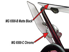 Mg 6500-B Wind-Wing And Sun-Visor Trim Black Matte Shelby Cobra 1963-1966