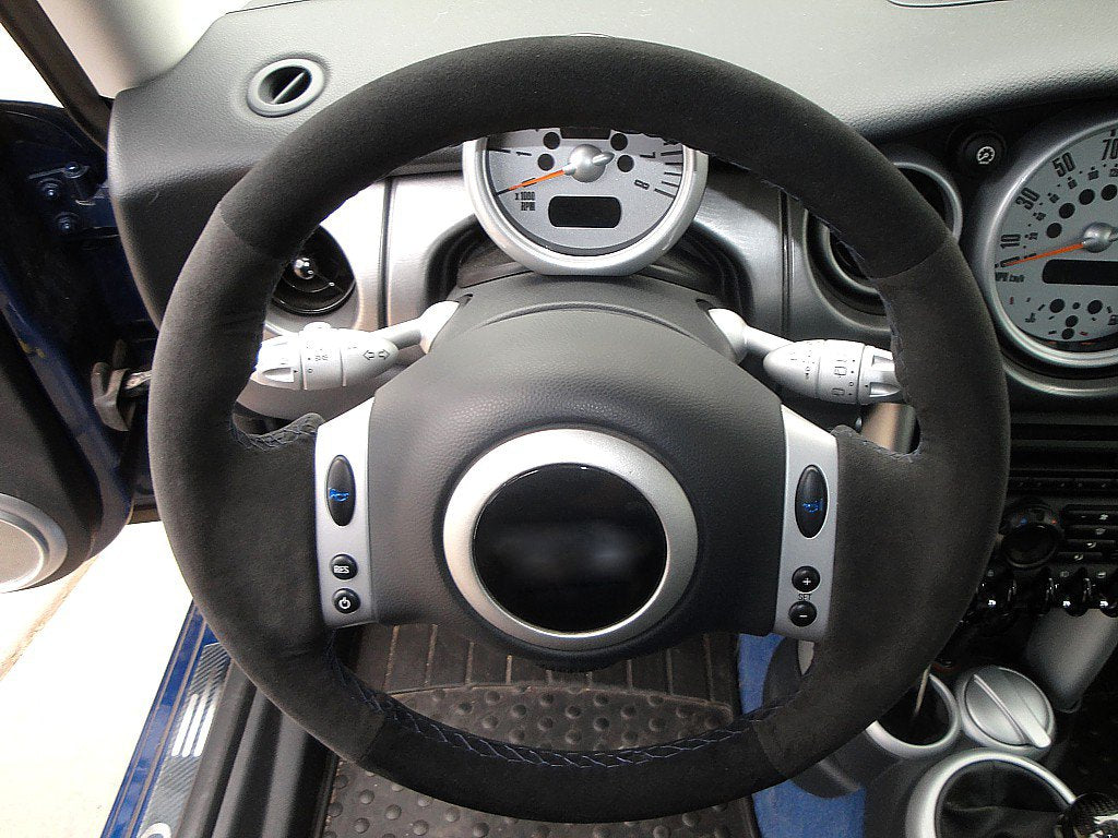 2001-06 MINI Cooper steering wheel cover - 2-spoke