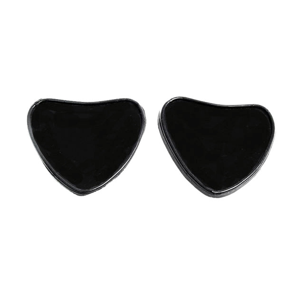 Mp 1010-E Door Handle Pads 2-1/8" Wide X 1-7/8" Long Pair Mg Tc 1945-1949, Td 1950-1953, Tdc 1951-1953, Ya 1947-1950, Yb 1951-1953, Yt 1947-1950
