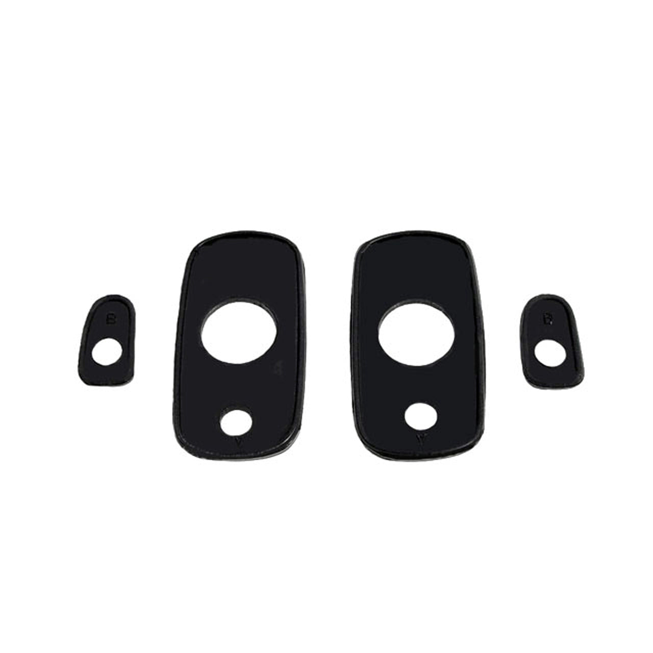 Mp 1104-B Door Handle Pads 2-5/8" Long & 1" Long Set Of 4 R&L Metropolitan Series 560 Iii 1956-1957, Series 560 Iv 1958-1962, Series A 1954