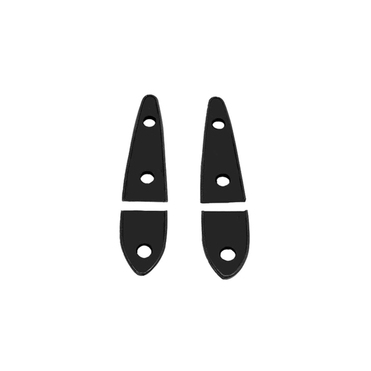 Mp 1104-D Trunk Hinge Pads 1-1/8" Wide X 5" Long Set Metropolitan Series 560 Iii 1956-1957, Series 560 Iv 1958-1962, Series A 1954, Series B 1955