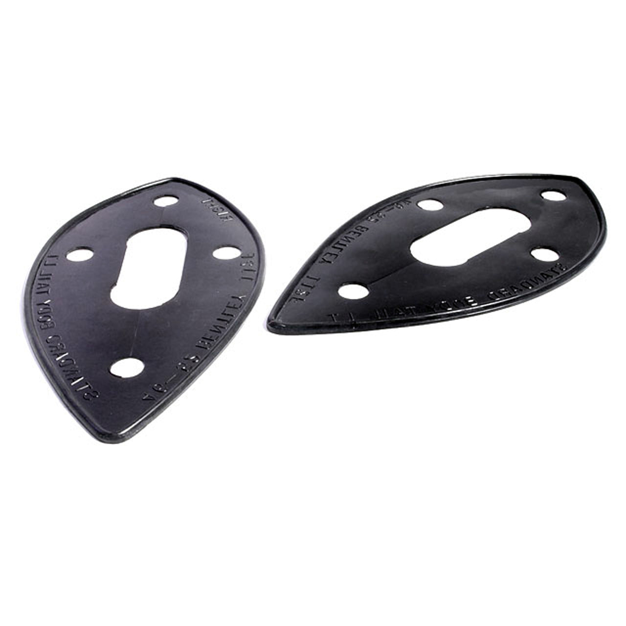 Mp 112-F Standard Body Tail-Light Pads 3-7/8" Wide X 7-3/8" Long Bentley Continental 1952, Mk Vi 1946-1952