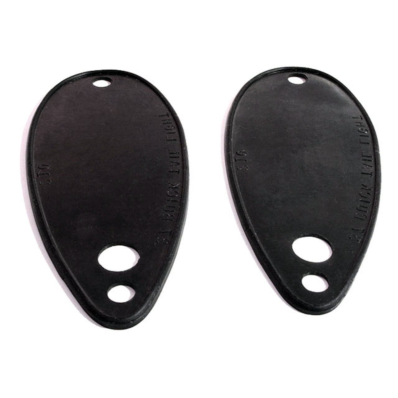 Mp 210 Tail-Light Pads 3-1/8" Wide X 7-1/2" Long Pair Buick Century Series 60 1937-1938, Limited Series 90 1937-1938, Roadmaster Series 80 1937-1938