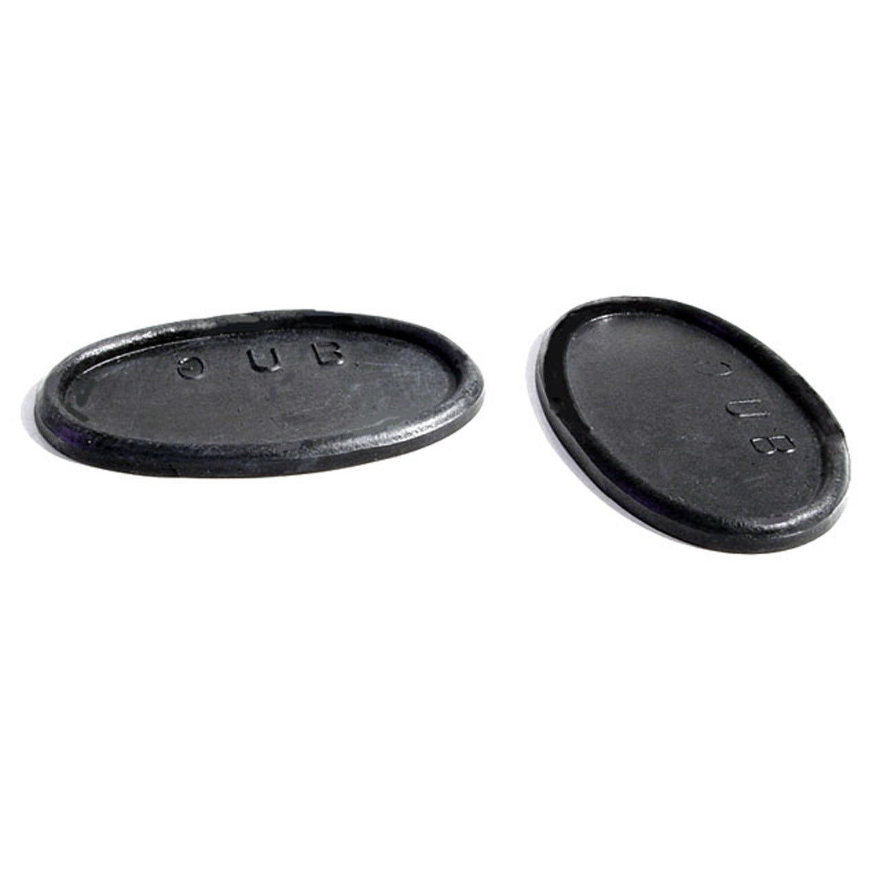 Mp 337-B Door Handle Pads 1-3/8" Wide X 2-1/4" Long Pair Bugatti Type 40/40A 1926-1932, Type 41 Royale 1927-1933, Type 43 1927-1931