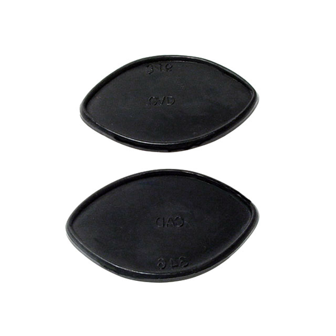 Mp 346 Headlight Bar Pads 2-3/8" Wide X 3-1/2" Long Pair Cadillac Fisher 1932-1933, Fleetwood 1932-1933