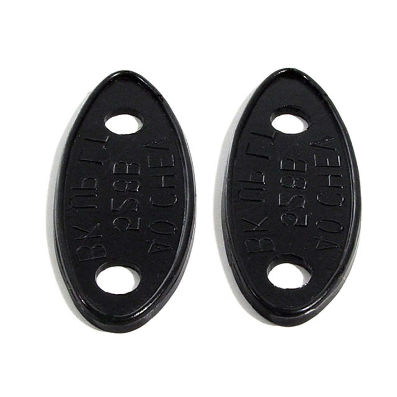 Mp 528-B Back-Up Light Pads 1-1/8" Wide X 2-3/4" Long Pair Chevrolet Master 85 1940, Special Deluxe 1940