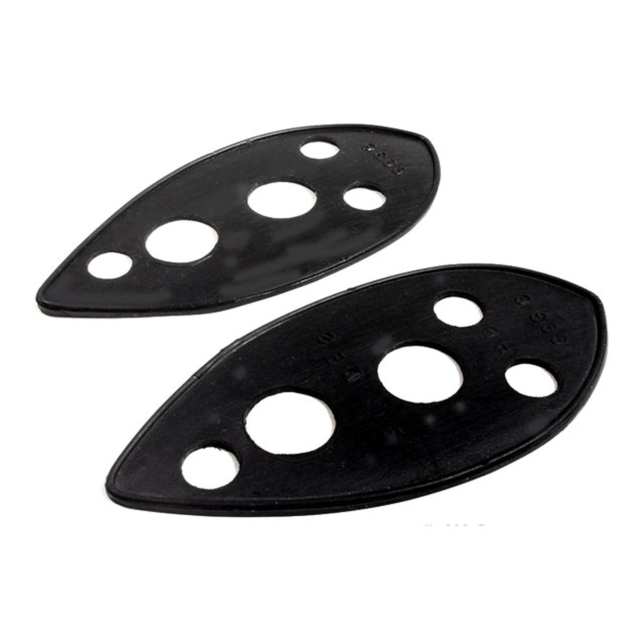 Mp 663-G Headlight Pads 3-1/4" Wide X 6-3/4" Long Pair R&L Desoto Airflow Iii 1936, S-3 1937