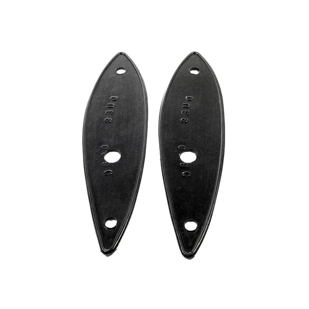 Mp 668-C Tail-Light Pads 2" Wide X 7-7/8" Long Pair Duesenberg Model J 1929-1937, Model Sj 1932-1937