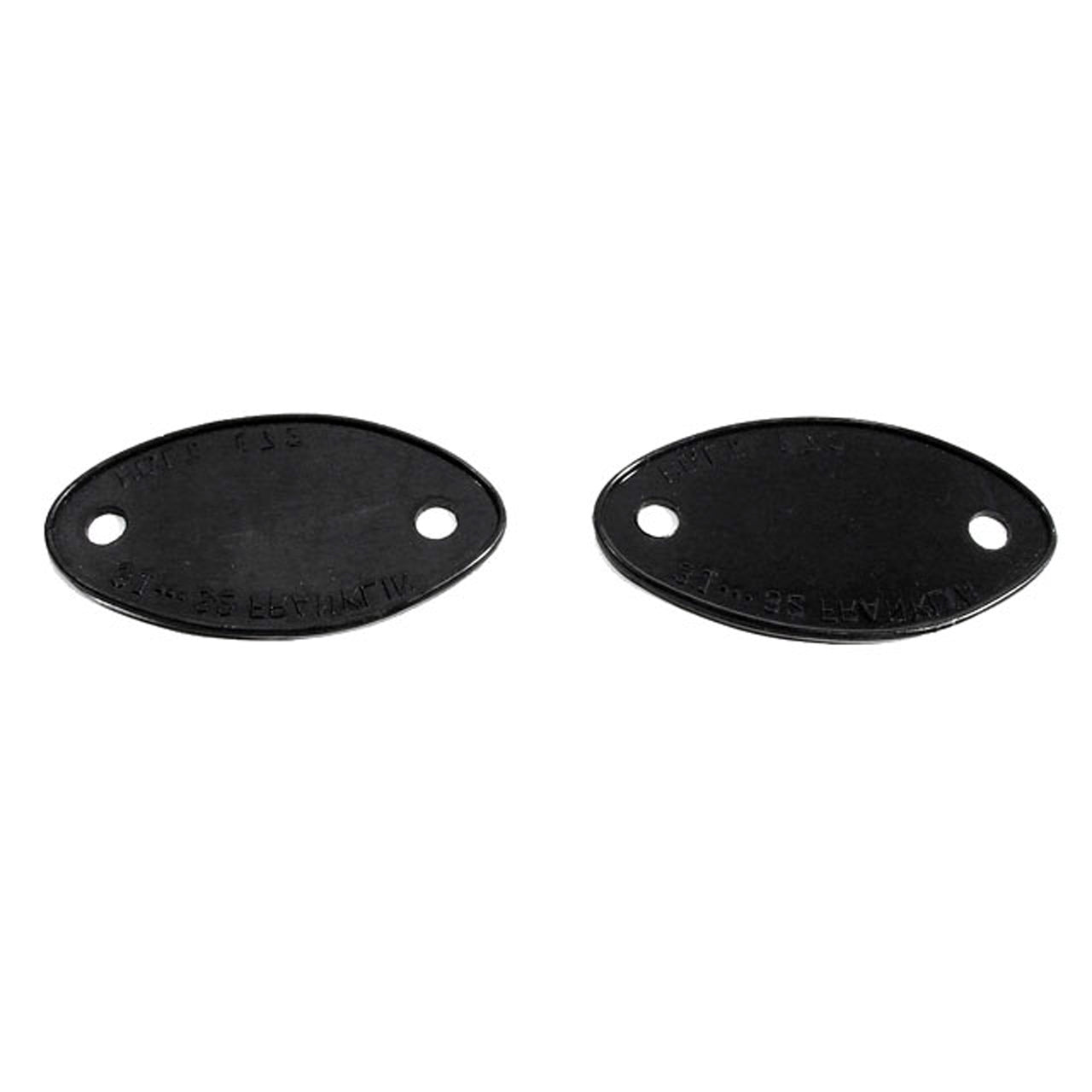Mp 672 Headlight Pads 2-3/8" Wide X 4-1/8" Long Pair Franklin Airman 1932-1934, Olympic 1933-1934, Series 15 1931, Twelve 1933-1934