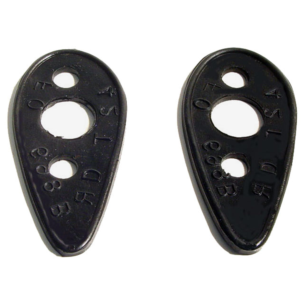 Mp 698-B Door Handle Pads 1-1/2 In W X 3-1/8 In L Pair Ford Deluxe 1946-1948, Model 2 Ga Special 1942, Model 21 A Deluxe 1942