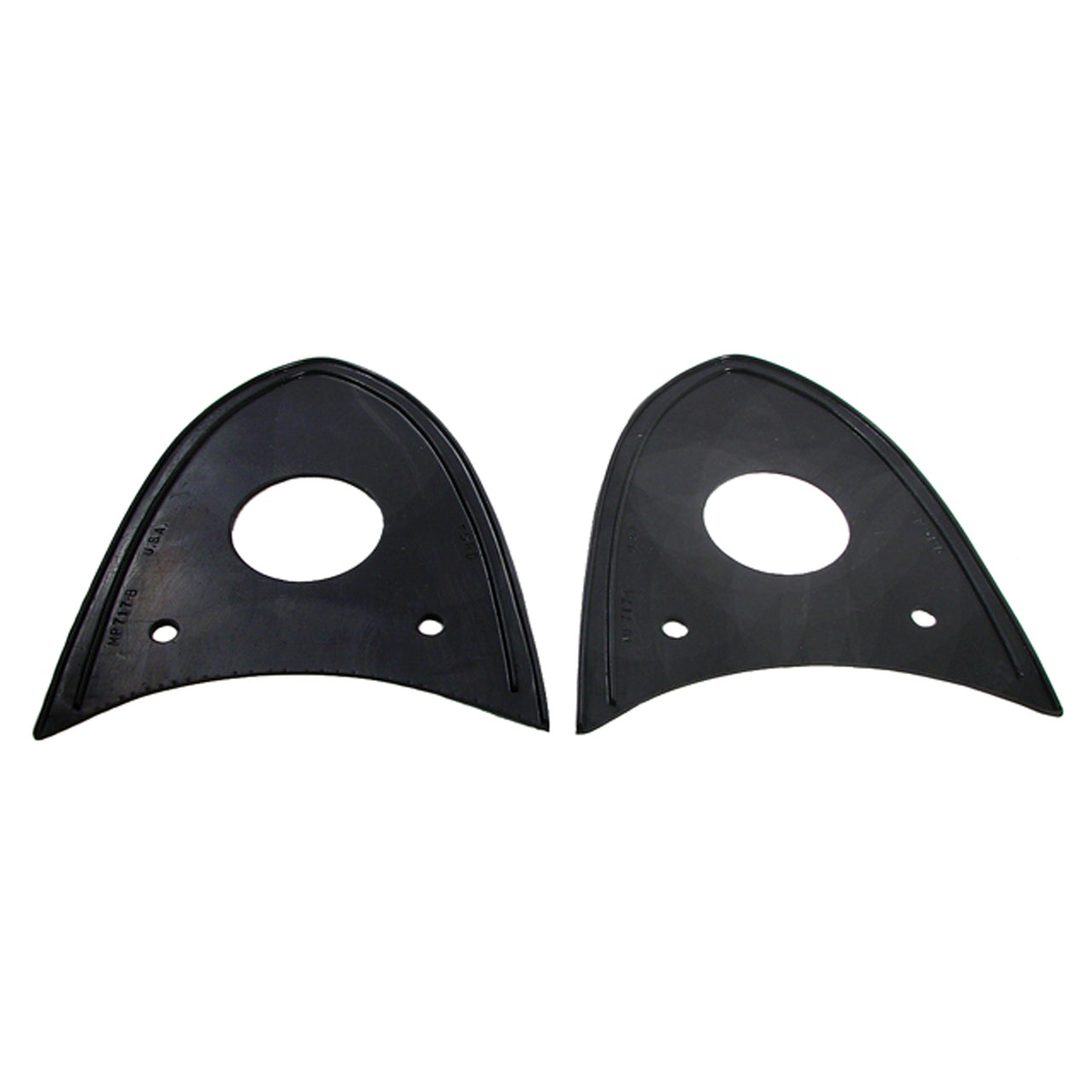 Mp 717-B Tail-Light Pads 4-1/4" X 4-1/2" Wide Pair Ford Thunderbird 1956