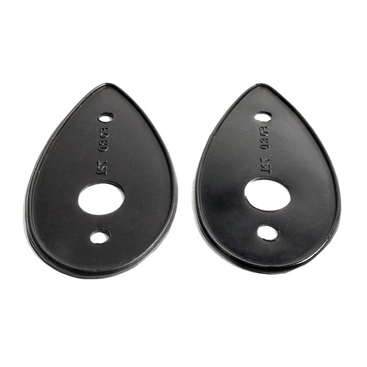 Mp 721 Headlight Pads 3-3/8" Wide X 6-1/2" Long Pair Ford 1 Ton Pickup 1939, 1/2 Ton Pickup 1939