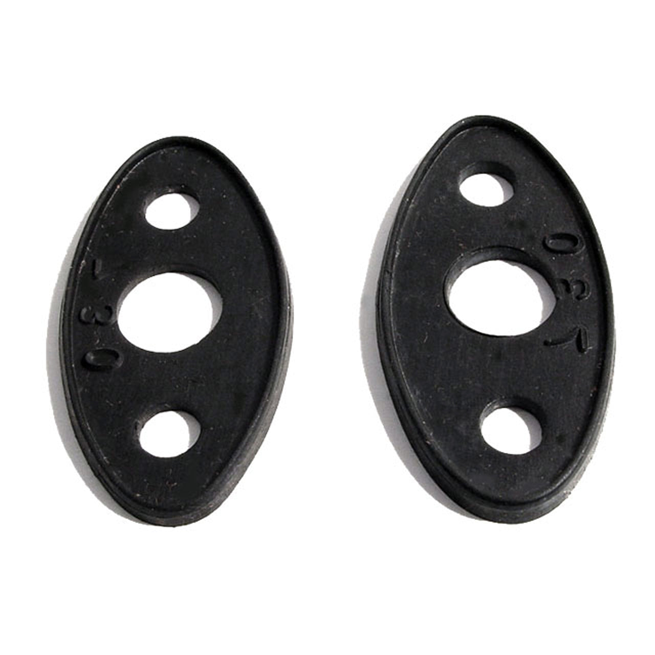 Mp 730 Door Handle Pads 1-3/8" Wide X 2-5/8" Long Pair Ford Model 48 1935, Model 68 1936