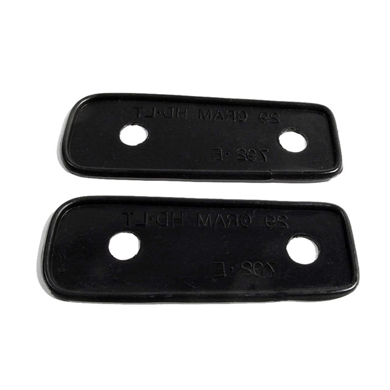 Mp 792-E Headlight Pads 1-5/8" Wide X 4-1/8" Long Pair Graham-Paige Model 612 1929, Model 615 1929, Model 621 1929, Model 827 1929, Model 837 1929