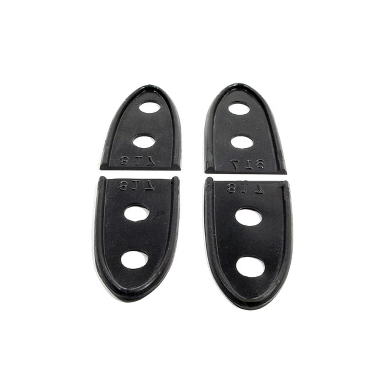 Mp 817 Trunk Hinge Pads 1-3/8" Wide X 4-3/4" Long Set Lincoln 66H Series 1946, 76H Series 1947, 876H Series 1948, Continental 1940-1942