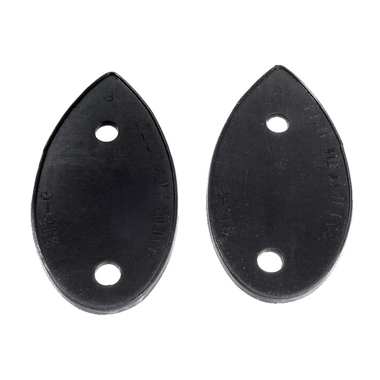 Mp 819-G Tail-Light Pads 2-1/2" Wide X 4-3/4" Long Pair Lincoln Model K 1937, Zephyr 1937