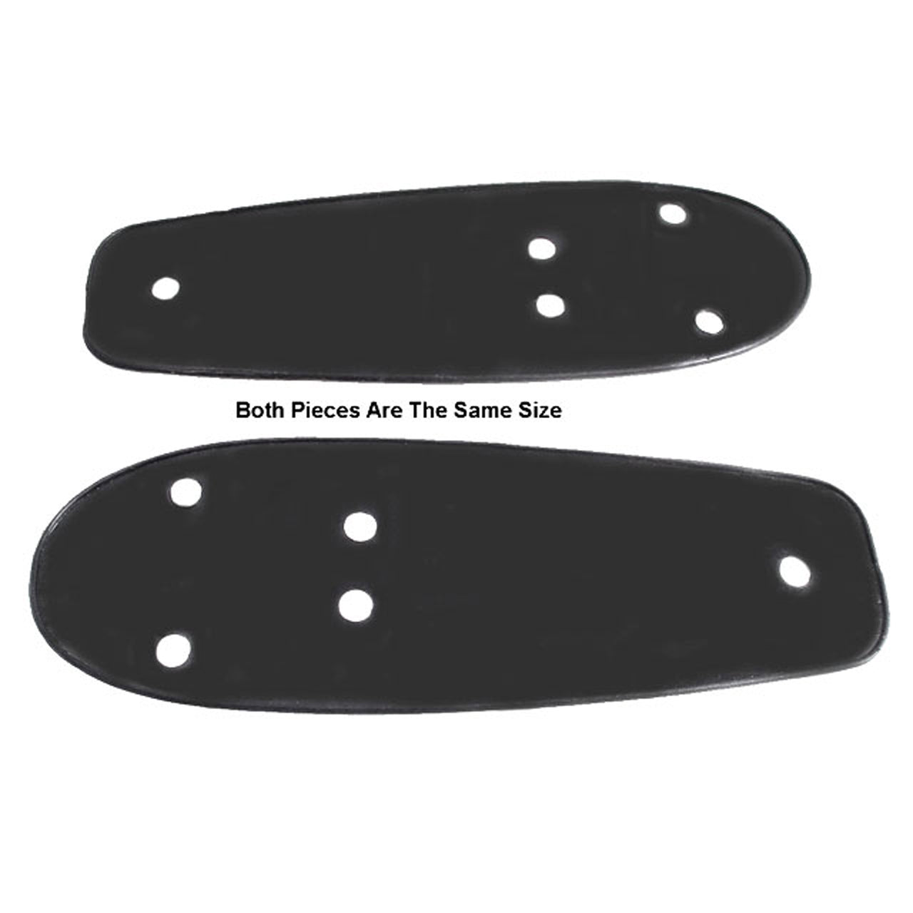 Mp 825-G Headlight Pads 5" Wide X 14" Long Pair Oldsmobile F-37 1937, L-37 1937