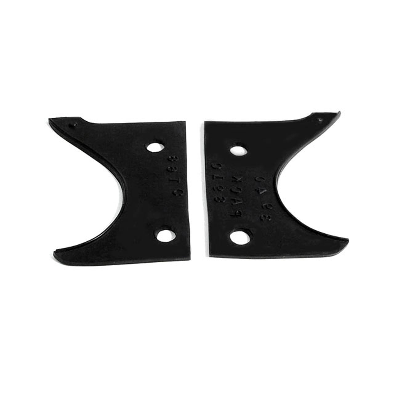 Mp 891-C Radiator Shell Pads 4-1/8" Wide X 3-1/8" Long Pair Packard One Twenty 1939, One-Ten 1940, One-Twenty 1940, Six 1939