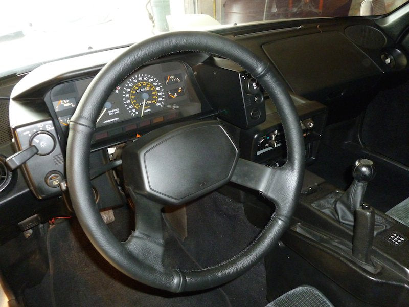 1985-89 Toyota MR2 steering wheel cover - 2-spoke