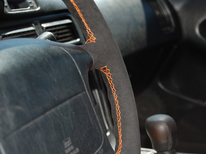 1990-99 Toyota MR2 steering wheel cover - 4-spoke version 1