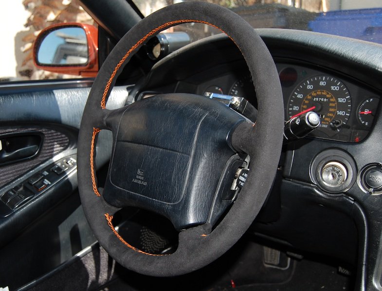 1986-92 Toyota Supra steering wheel cover - 4-spoke