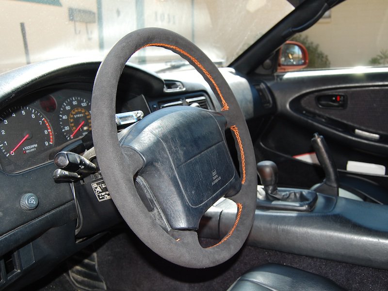 1986-92 Toyota Supra steering wheel cover - 4-spoke