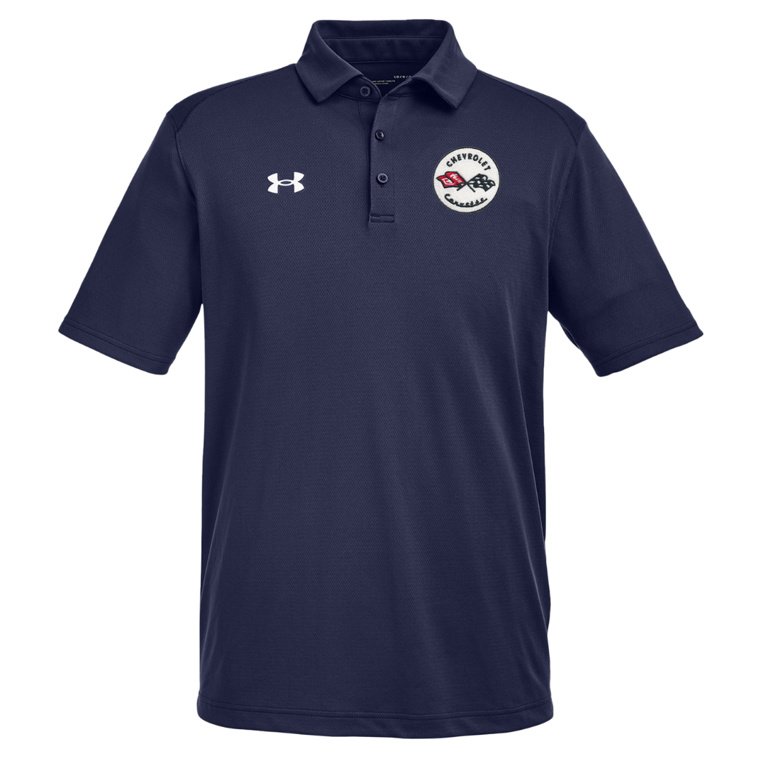 Men's Corvette Under Armour Tech Polo Shirt - Navy