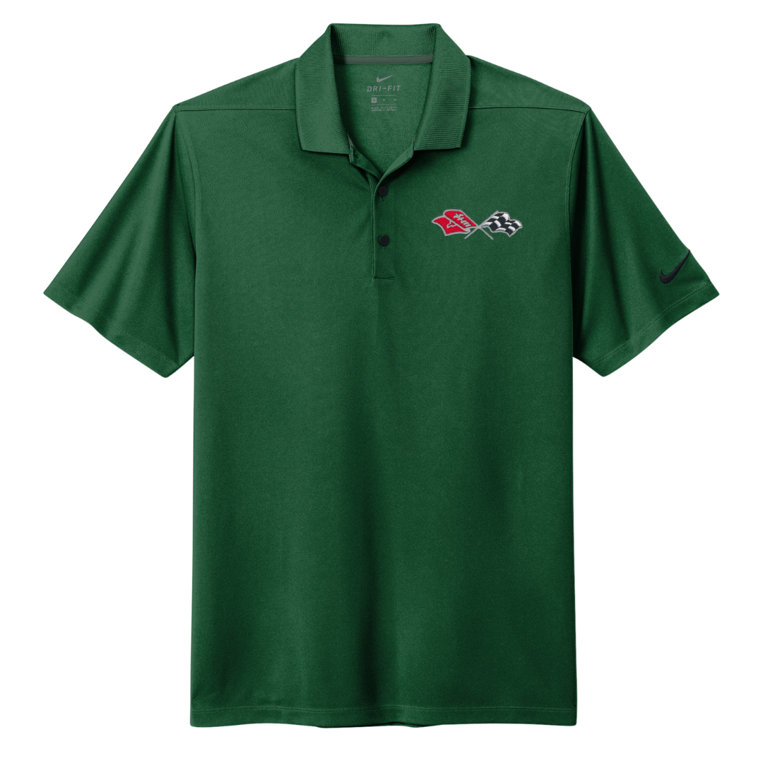 Men's Corvette Nike Dri-FIT Micro Pique 2.0 Polo Shirt - Gorge Green