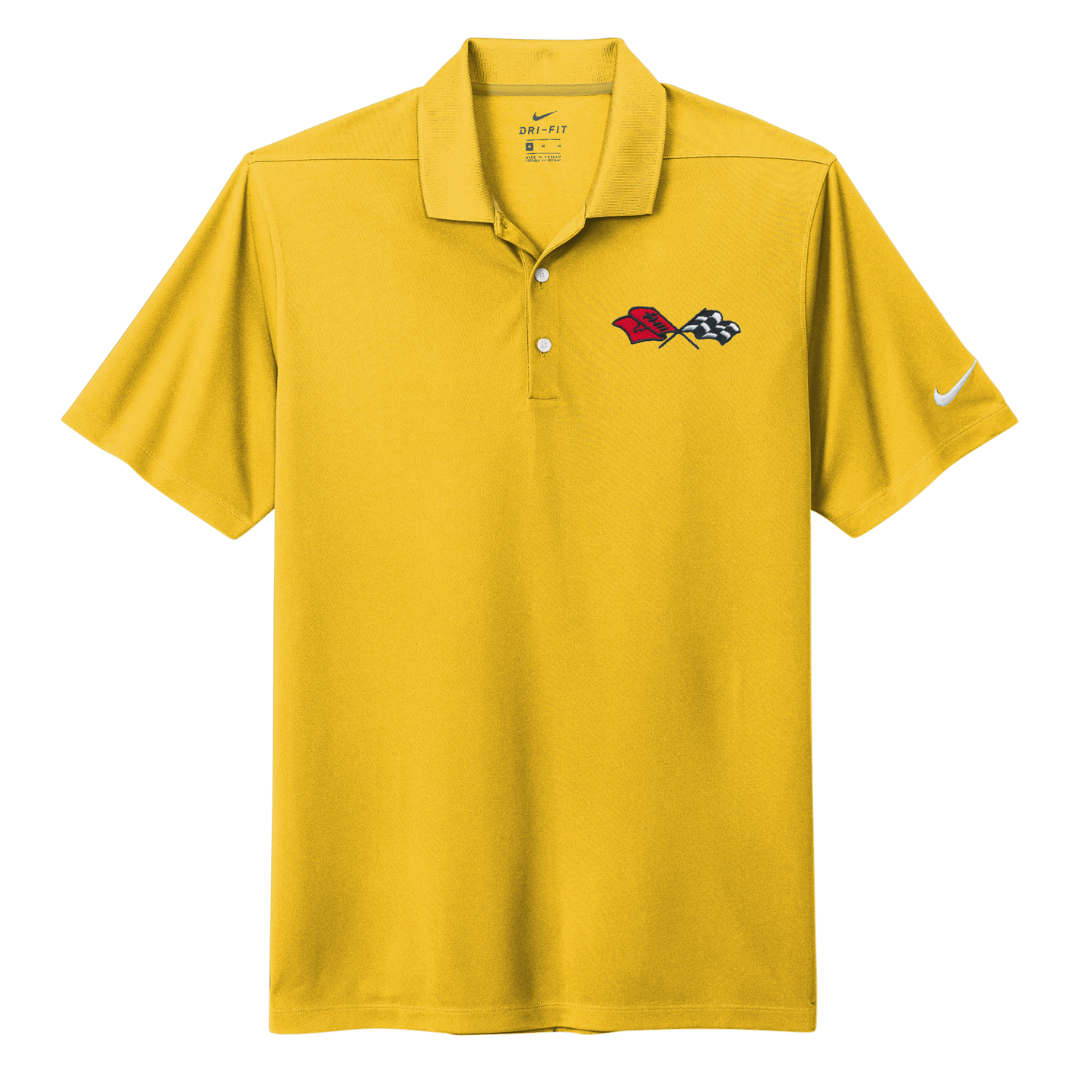 Men's Corvette Nike Dri-FIT Micro Pique 2.0 Polo Shirt - Varsity Maize