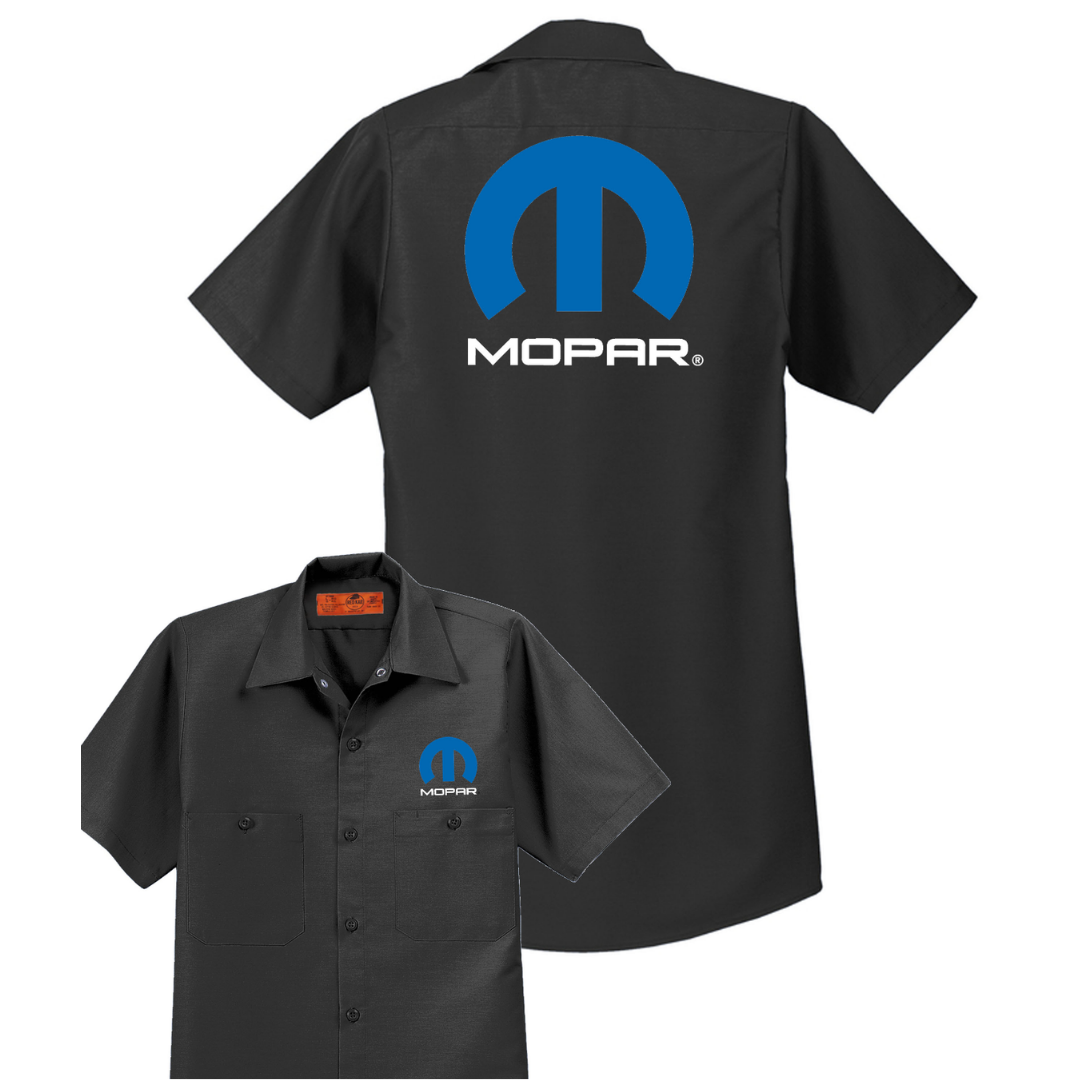 Mopar Mechanic Shirt – Mopar Or No Car (Charcoal)