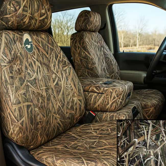 Custom Fit Classic Car & Truck Seat Covers for Mustang, C10, Bronco, Firebird & CJ7 – Mossy Oak® Camouflage | Made in USA