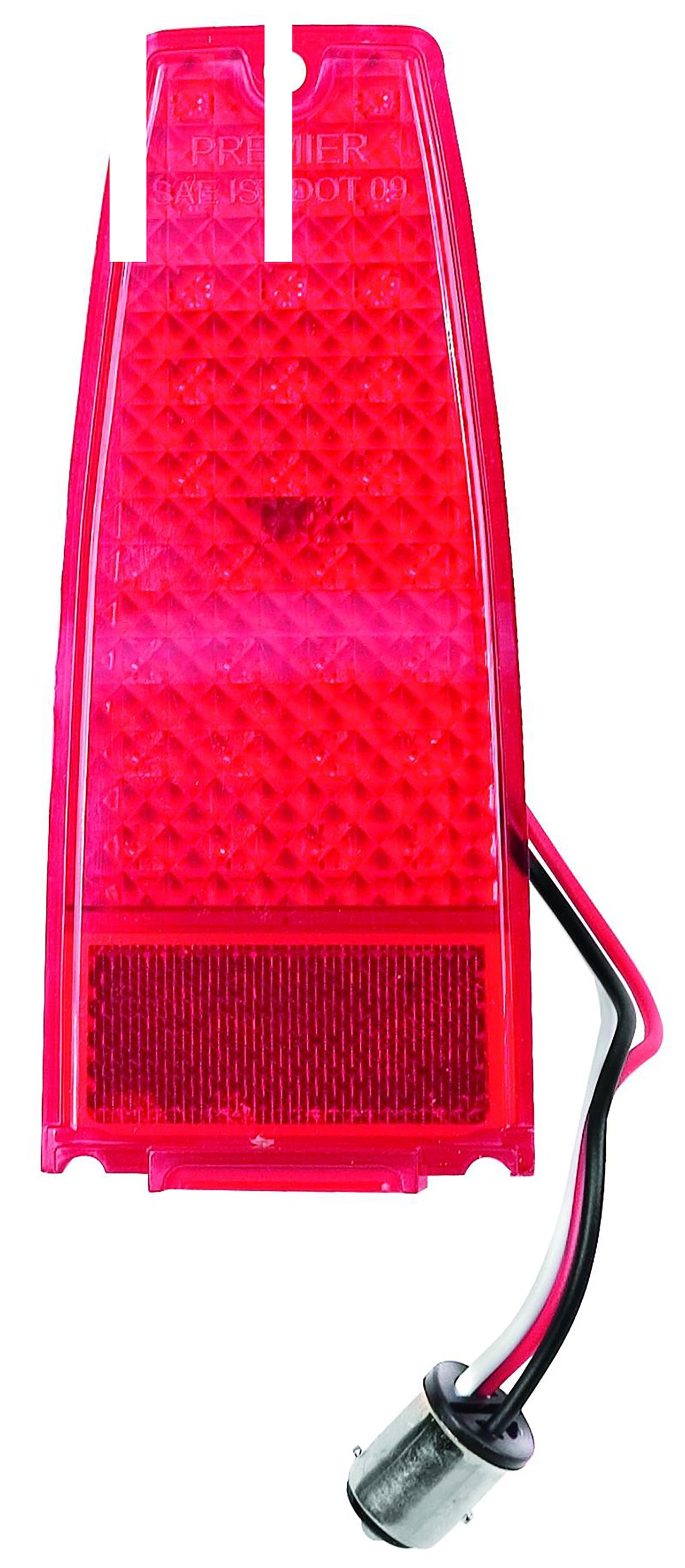 1966 1967 Chevrolet Nova / Chevy II Led Tail Light Lens  - CA