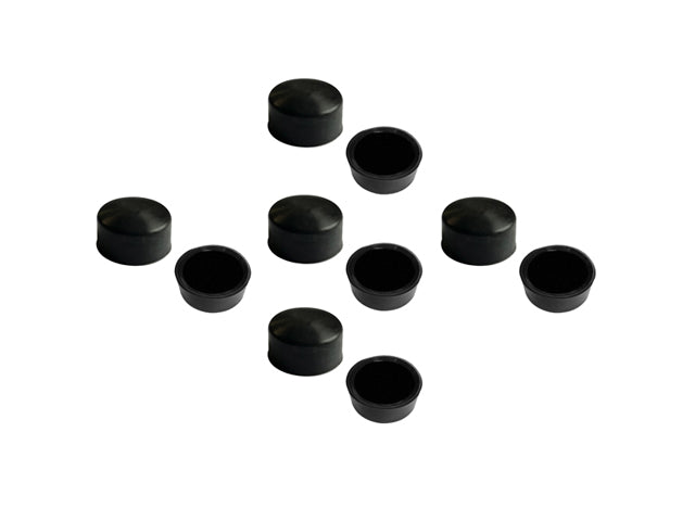 Nc 10-A Cap-Screw Cover .62" (15.7Mm) X .44" (11.2Mm). Heat-Proof Silicone. 10-Pc Set