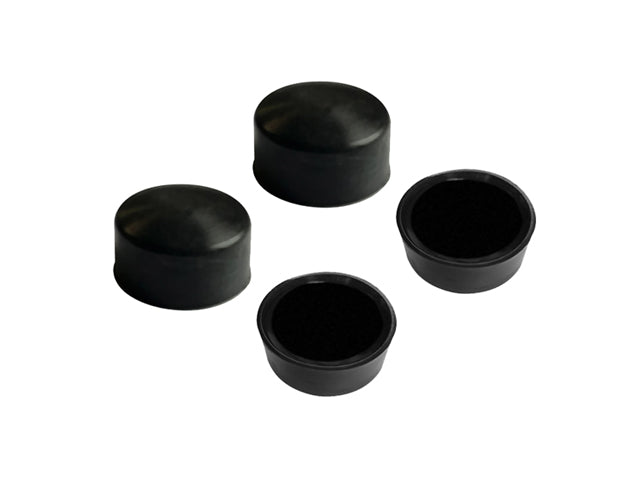 Nc 20 Nut Cover .76" (19.3Mm) Hex X .43" (10.9Mm)Blackout. Heat-Proof Silicone. 4 Pc