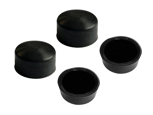 Nc 22 Nut Cover .84" (21.3Mm) Hex X .48" (12.2Mm)Blackout. Heat-Proof Silicone. 4-Pc
