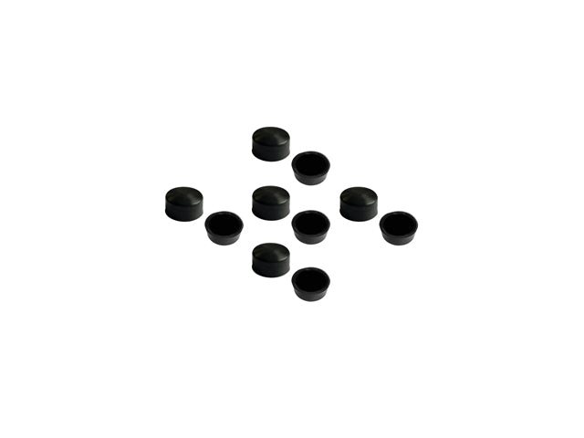 Nc 6 Cap-Screw Cover .37" (9.4Mm) X .27" (6.9Mm). Heat-Proof Silicone. 10-Pc Set