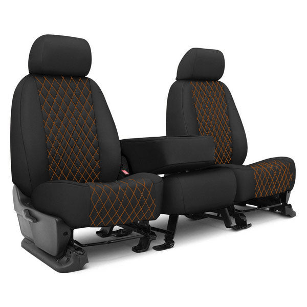 Custom Fit Classic Car & Truck Seat Covers for Mustang, C10, Bronco, Firebird & CJ7 – Neoprene Diamond Quilted | Made in USA