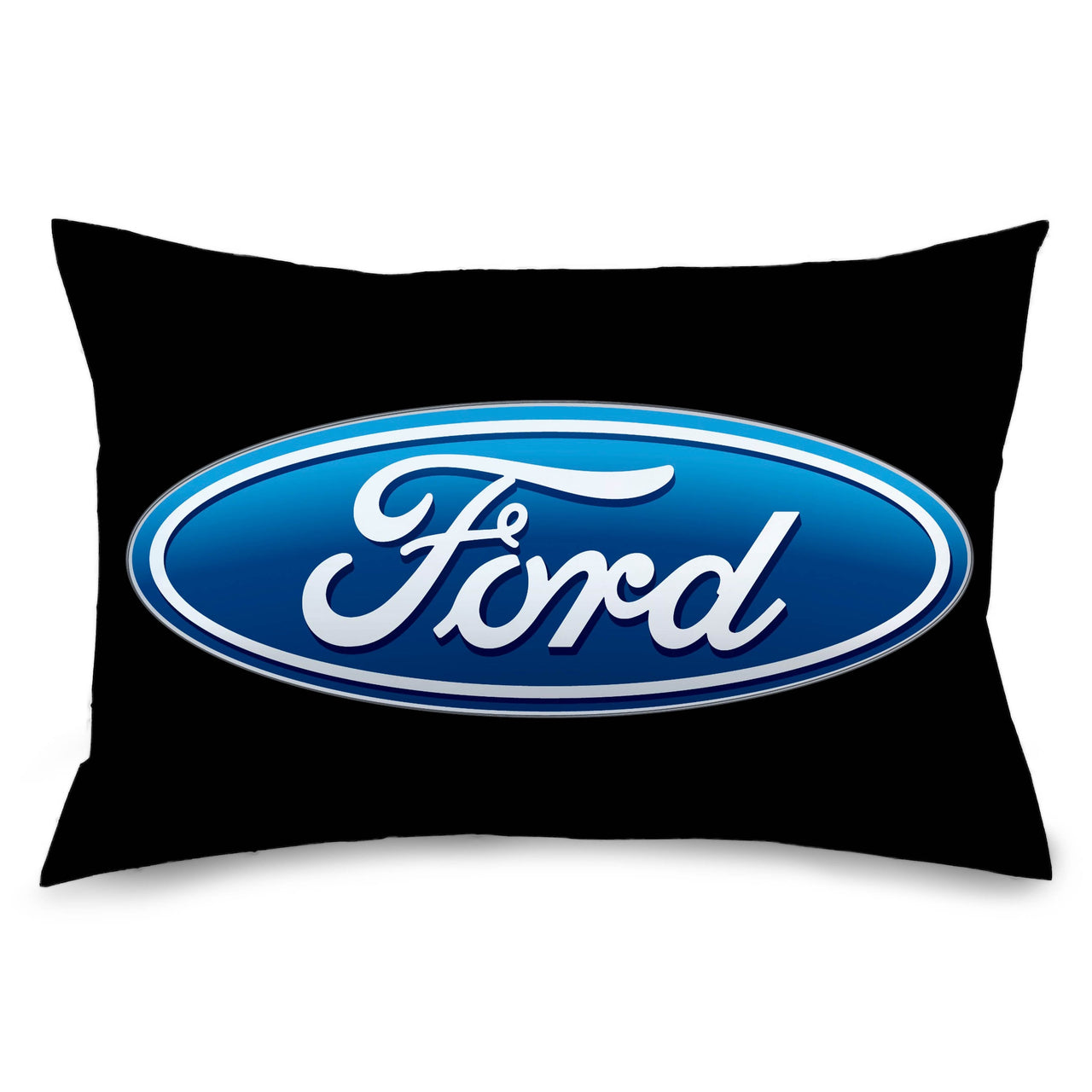 Ford Oval Logo Black & Blue Pillowcase