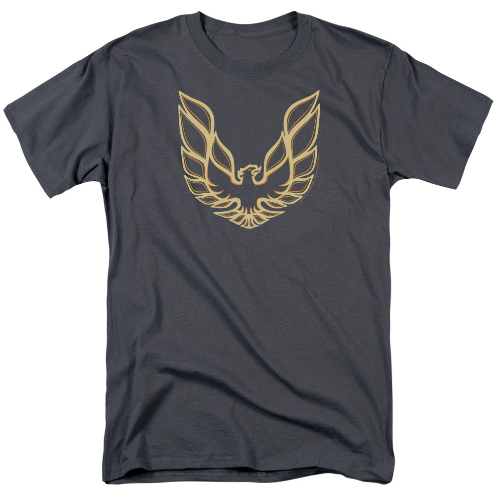 Pontiac Iconic Firebird Adult Regular Fit Short Sleeve - Charcoal